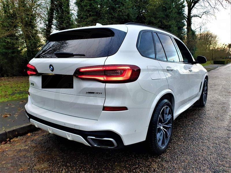 White BMW X5 40i M-Sport used, fuel Petrol and Automatic gearbox, 88.315 Km  - 61.000 €